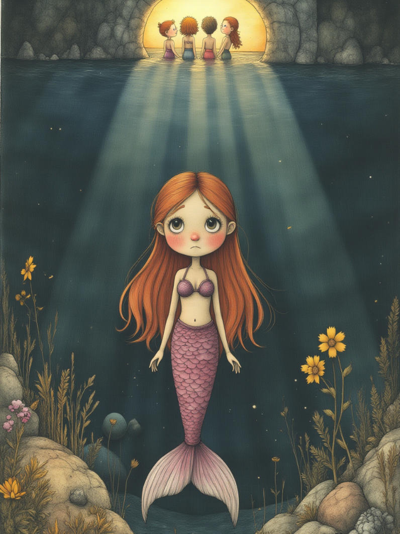 Ilustración de Marina y el Color del Mar — 3