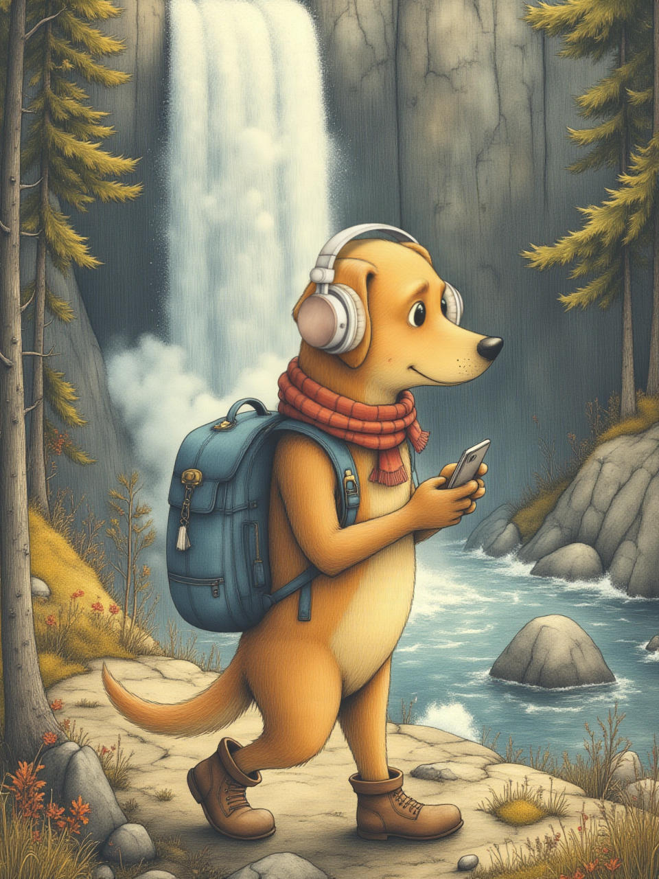 Illustration aus Der kleine Bergforscher — 3