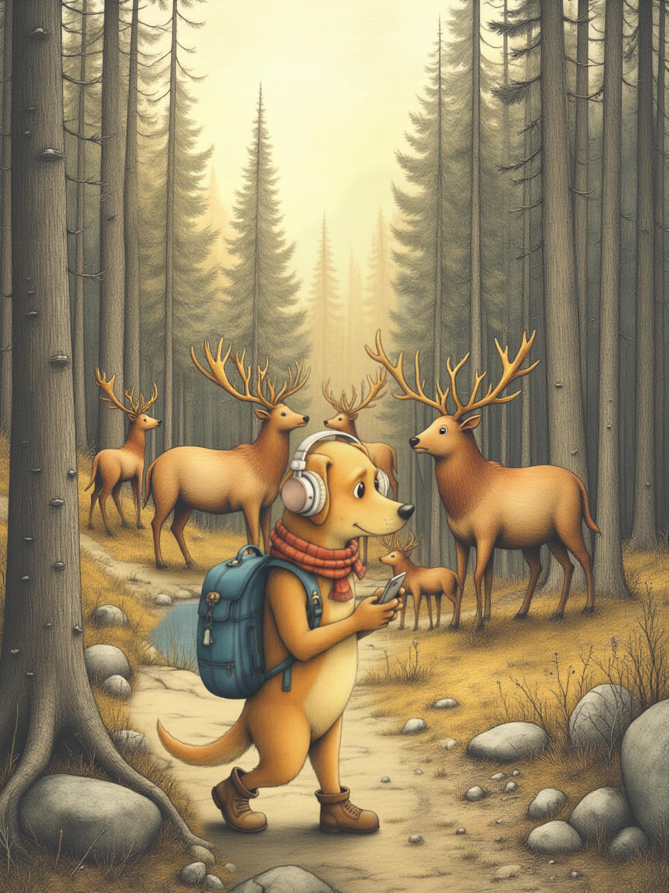 Illustration aus Der kleine Bergforscher — 4