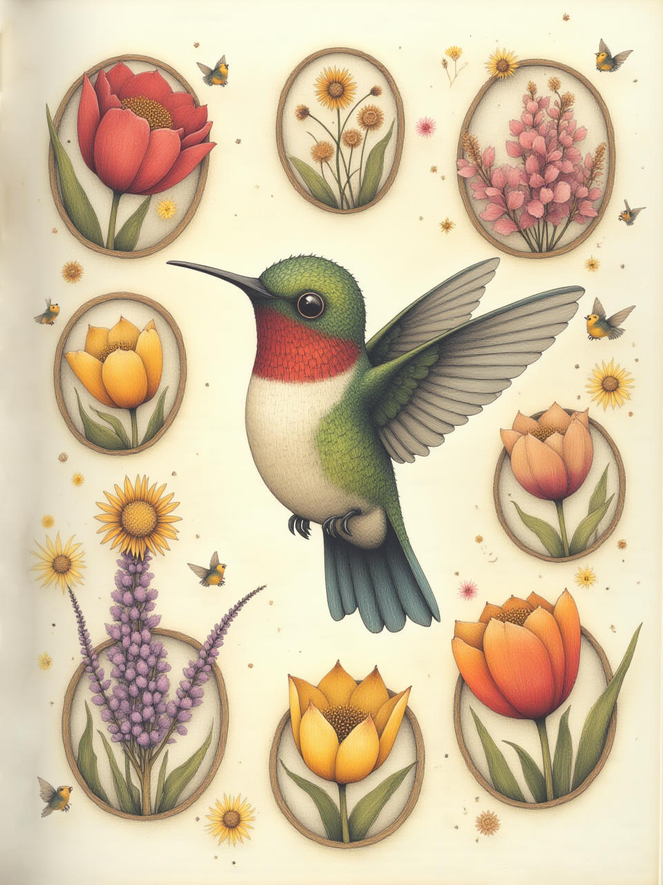 Illustrazione di La Tartaruga e il Colibrì — 3