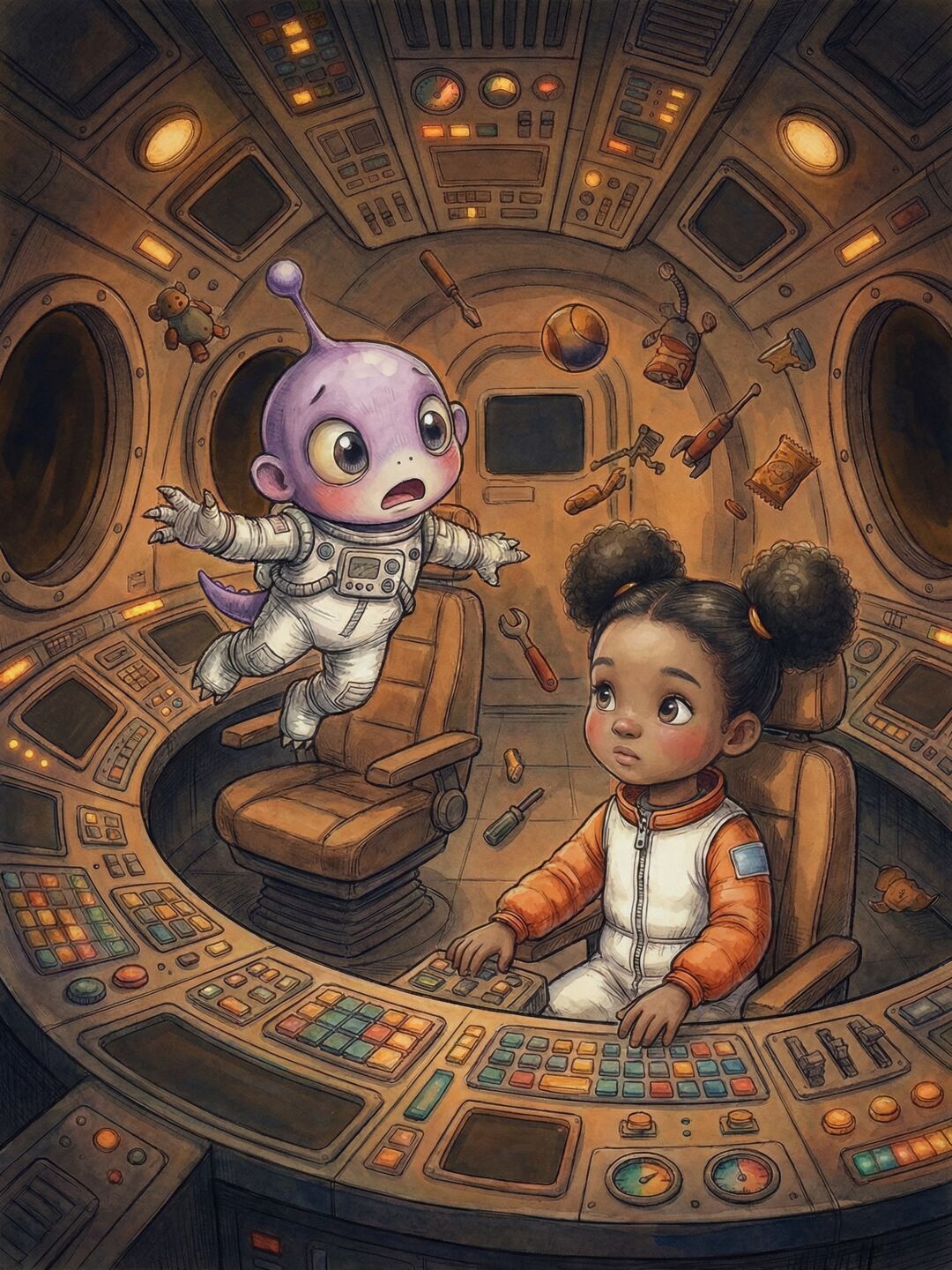 Illustration aus Die Reise durch den Sternennebel — 2