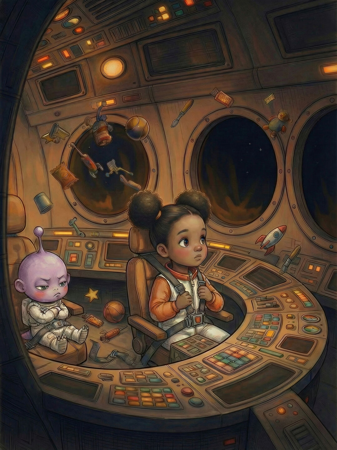 Illustration aus Die Reise durch den Sternennebel — 3