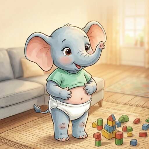 Cuento infantil educativo: ¿Qué dice mi barriguita?